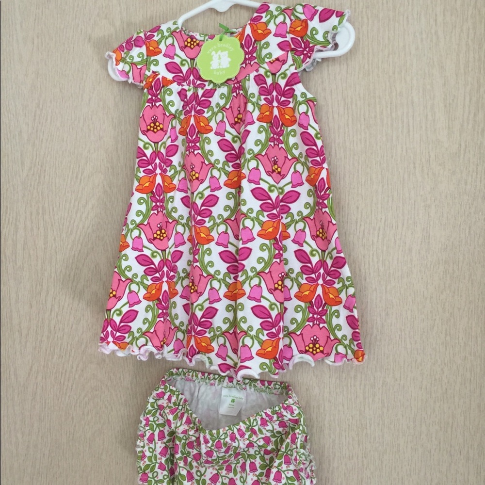 Boxed Vera Bradley Baby 2 Pc Set 6-9M Retail $49